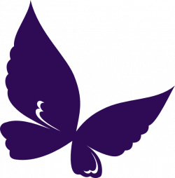 Dark Purple Butterfly Clip Art at Clker.com - vector clip art online ...