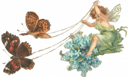 Fairy With Butterflies transparent PNG - StickPNG