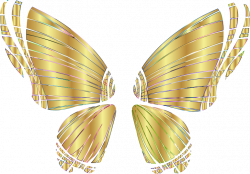 Clipart - RGB Butterfly Silhouette 10 12 No Background