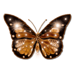 PNG Decorated Butterfly - Deep Gold by JSSanDA.deviantart.com on ...