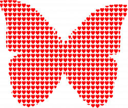 Butterfly Heart Clipart - BClipart