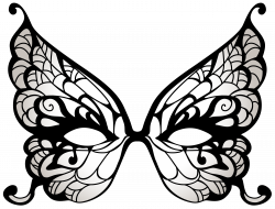 Butterfly Carnival Mask PNG Clip Art Image | Gallery Yopriceville ...