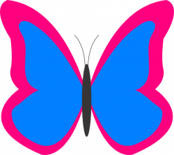 Bright Butterfly2 Clip Art at Clker.com - vector clip art online ...