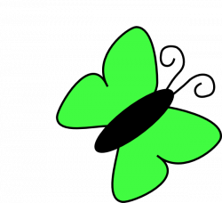 Light Green Butterfly Clip Art at Clker.com - vector clip art online ...