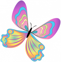 Painted Butterfly PNG Clipart | Fibro Faith Hope & Butterflies ...