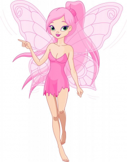 Cute pink fairy pointing | Fairies, Princesses, and ...