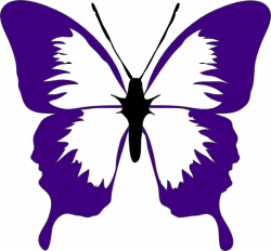 Purple Butterfly Clip Art at Clker.com - vector clip art online ...