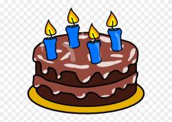 Animated Chocolate Birthday Cake Clipart (#1394385) - PinClipart