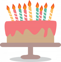 Birthday cake Greeting card Clip art - Birthday cake with candles ...