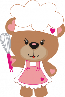 Bear kitchen | bordados en general | Pinterest | Bears, Clip art and ...
