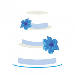 Blue Wedding Cake Clipart - 5000+ Simple Wedding Cakes