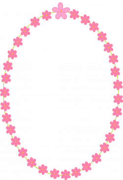 White And Pink Flowers Border Png - 5641 - TransparentPNG