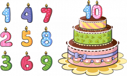 Birthday cake Cartoon - Vector numbers and cake 926*556 transprent ...