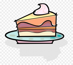 Slice Of Dessert Cake Clipart (#233973) - PinClipart