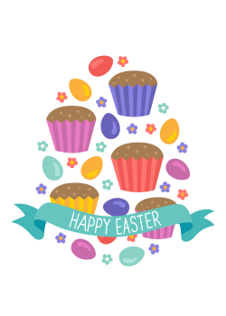 Easter egg Cake Clip art - Easter 3000*4200 transprent Png Free ...