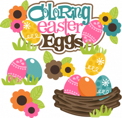 Coloring Easter Eggs SVG easter svg files easter eggs svg files ...
