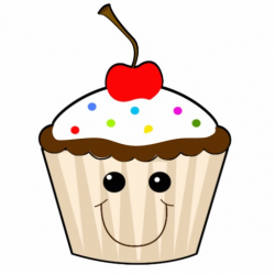 Free Outline Of Cupcake With Face, Download Free Clip Art ...