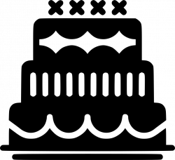Birthday Cake Svg Png Icon Free Download (#443259) - OnlineWebFonts.COM