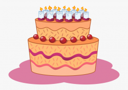 Birthday Cake #1964158 - Free Cliparts on ClipartWiki