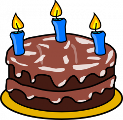 3yr Birthday Cake Clip Art at Clker.com - vector clip art online ...