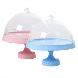 Melamine Cake Stand with Dome By Rice DK - Vibrant Home