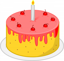 Clipart - Birthday Cake