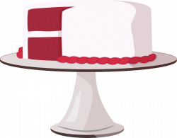 Red Velvet Cake Clipart