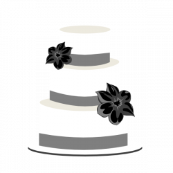 Wedding Cake Silhouette Clipart