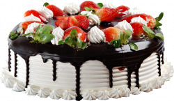 Strawberry cake with chocolate2 Clipart 7000x4000 by EXOstock on ...
