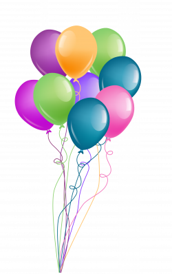 Birthday cake Happy Birthday to You Clip art - Cartoon color balloon ...
