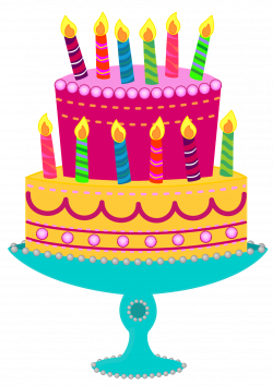 whimsical birthday cake clip art | Birthday Cakes | Birthday ...