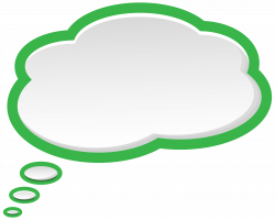 Bubble Speech Green White PNG Clip Art Image | Gallery Yopriceville ...