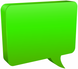 Speech Bubble Green PNG Clip Art Image | Gallery Yopriceville ...