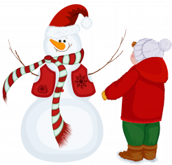 Transparent Snowman and Kid PNG Clipart | Gallery Yopriceville ...