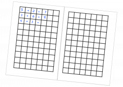 Clipart - German Math Grid