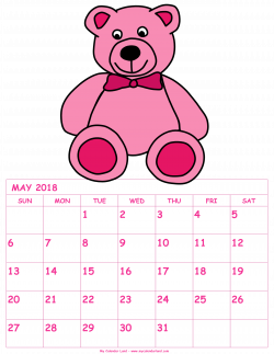 May 2018 Calendar - My Calendar Land