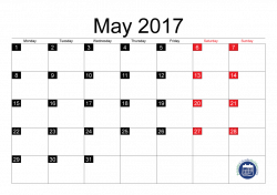 May 2017 calendar blank 6 - #Photo #Pictures #Images and #Clipart ...