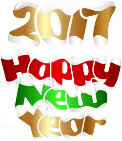 2017 Happy New Year Transparent PNG Clip Art Image | Gallery ...
