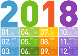 Calendar Stock photography Clip art - 2018 Transparent Calendar PNG ...