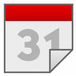 Clipart - Calendar file icon