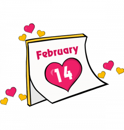 Valentine's Day clipart february 14 - Pencil and in color ...