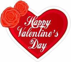 Happy Valentine's Day Heart PNG Clip Art | Gallery Yopriceville ...