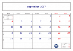 blank september calendar - Acur.lunamedia.co