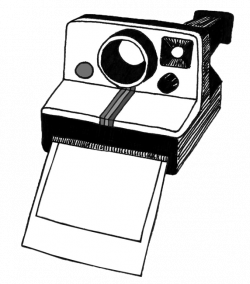 28+ Collection of Polaroid Camera Clipart Black And White | High ...