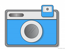 Blue Camera Clipart - BClipart