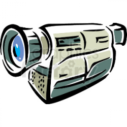A Video Camera clipart. Royalty-free clipart # 156300