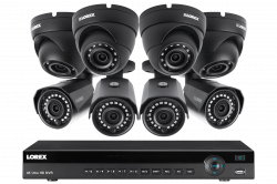 8 Channel 2K Resolution IP Security Camera System with 8 Domes and ...