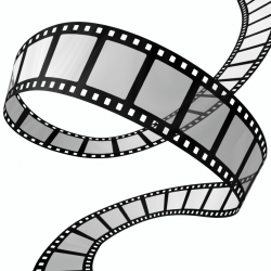 Movie camera and film clipart - Clipartix