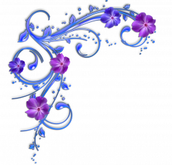 Image - Purple-and-blue-flowers-clipart-floral--28578.png | Animal ...