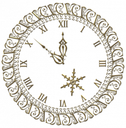 New Year PNG Gold Clock Clipart | Ano Novo | Pinterest | Clocks ...